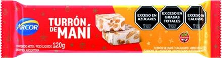 Turrón de maní Arcor