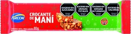 Turrón de maní con fruta