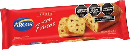 Budín Arcor con frutas