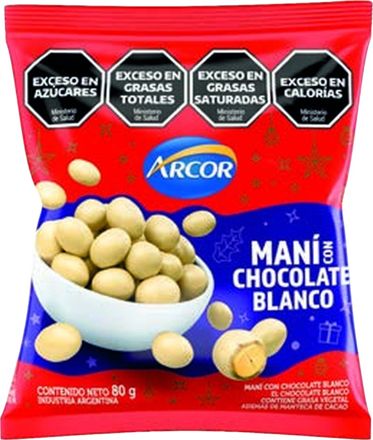 Arcor Maní con chocolate blanco