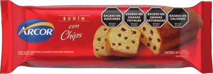 Budín Arcor con chips